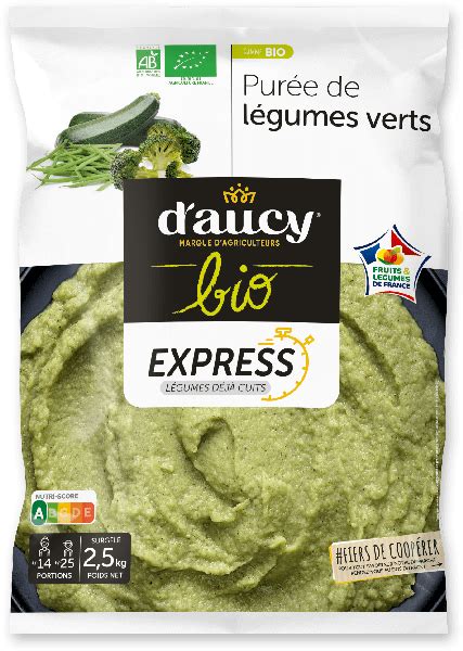 Purée de légumes verts BIO EXPRESS Eureden Foodservice