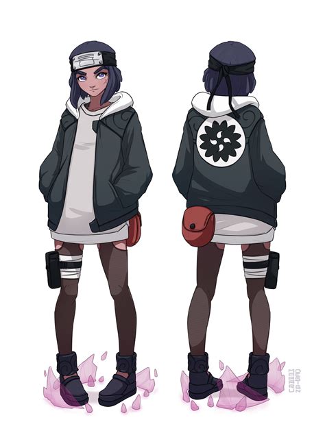 Artstation Naruto Oc Ema Request T R Naruto Clothing Naruto