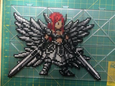 Fairy Tail Hama Diy Perler Beads Perler Bead Patterns Perler Bead Art