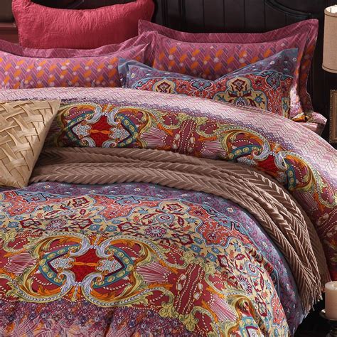 Fadfay Cotton Bohemia Bedding Set Bed Set Duvet Cover Bed Sheet