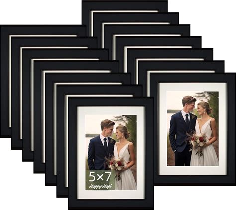 Happyhapi 5x7 Picture Frames 14 Pack Photo Frames