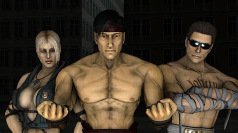 Liu Kang Sonya Blade And Johnny Cage By Kongzillarex On Deviantart