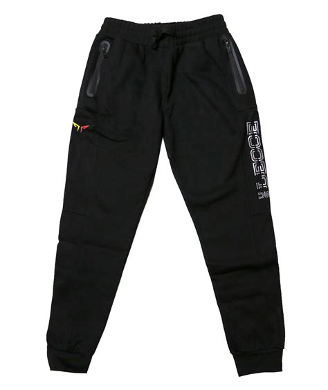 M908 Pantalone Nero Felpato Ampio Uslecce Occhi Lupo Adulto Lecce