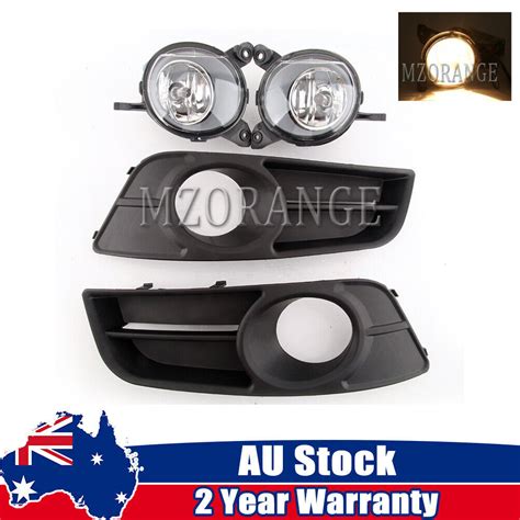 Pair Left Right Front Fog Light Lamp Cover For Toyota Corolla Zze