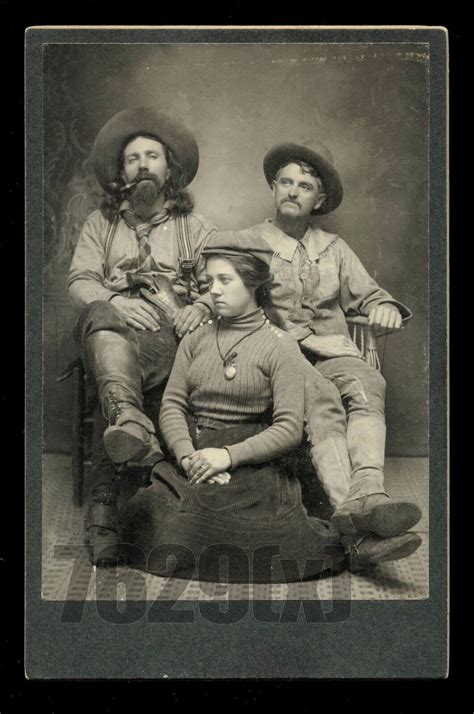 Excellent Pueblo Colorado Group Western Ranchers Cowboys Armed 1890s