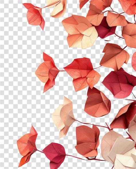 Premium PSD Autumn Leaves Decorative Element