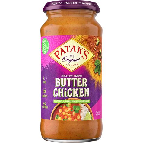 Buy Butter Chicken Sauce Flask 450 G PATAK S Supermercado El Corte