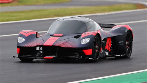 Aston Martin Valkyrie runs at Silverstone ahead of the British Grand Prix