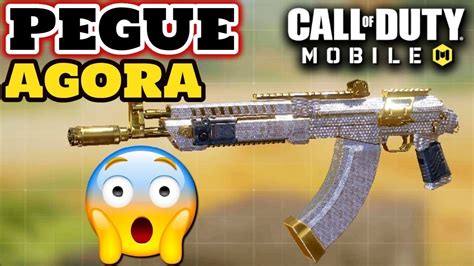 COMO PEGAR CAMUFLAGEM DE DIAMANTE RÁPIDO NO COD MOBILE A MELHOR E A