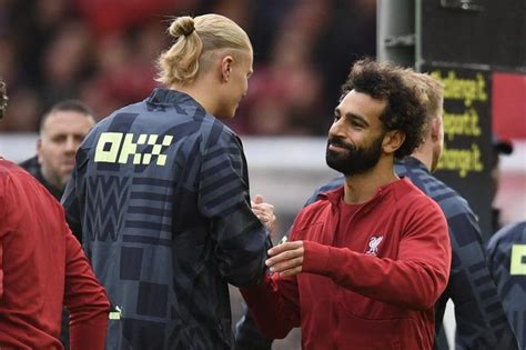 محمد صلاح في الصورة وهالاند في الصدراة ترتيب هدافي الدوري الإنجليزي