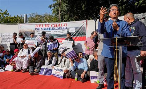 "Identity, Resources At Stake": Ladakh Groups Protest In Delhi To ...