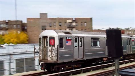 Mta New York City Subway South Ferry Bound R62a 1 Train At The 207