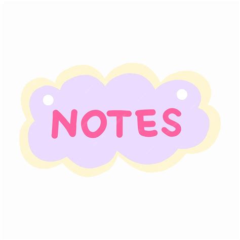 Premium Vector Playful Notes Sticker Handwriting Memo And Journal