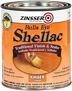 Rust Oleum Zinsser H Quart Bulls Eye Amber Shellac Shellac Wood