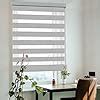 Amazon Kco Zebra Blinds For Windows Dual Layer Roller Sheer