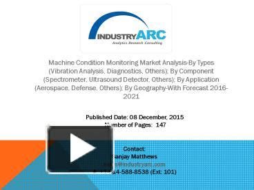 Ppt Machine Condition Monitoring Market Analysis Powerpoint