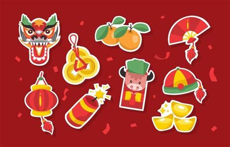 Chinese New Year Vector Art, Icons, and Graphics for Free Download