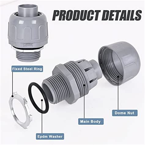 Firmibang Liquid Tight Connector 3 4 In Non Metallic Electrical Conduit Fittings Ul Listed