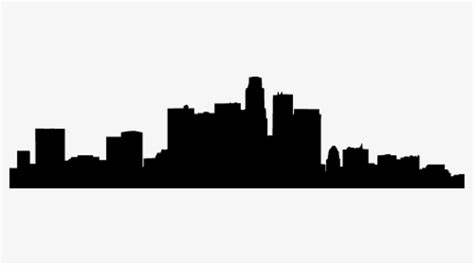 City Building Silhouette At Getdrawings Los Angeles Skyline