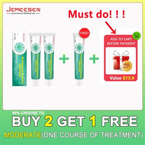 Jemeesen Eczema Cream Psoriasis Ointment Chinese Herbal Antifungal