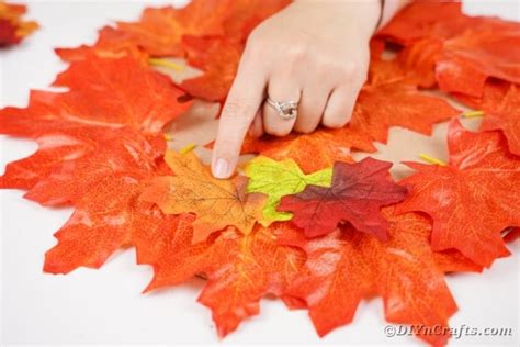 Rustic Upcycled Cardboard Fall Leaf Placemat Diy Crafts