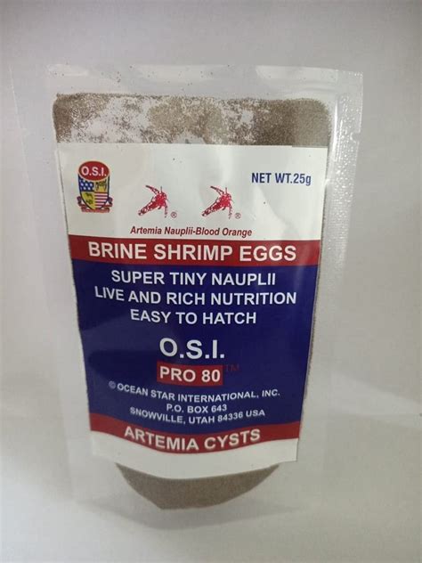 Osi Red Ring Artemia Gram Packaging Type Packet At Rs Packet