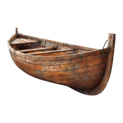 Wooden Boat PNGs for Free Download