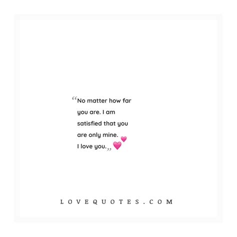 You Are Only Mine Love Quotes