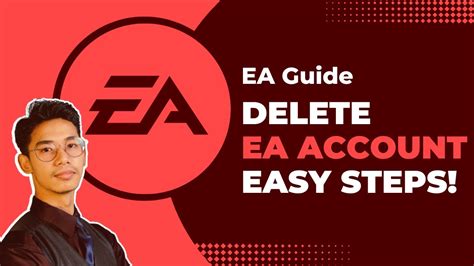 How To Delete Ea Account Youtube