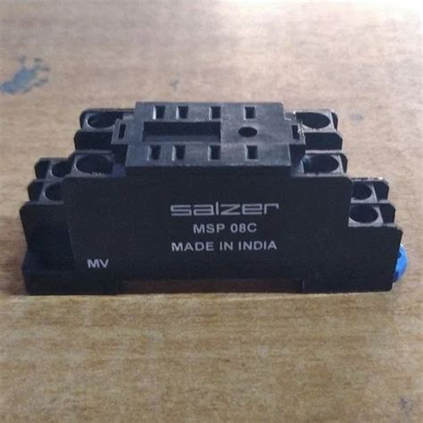 Plc Pin Salzar Msp C Relay Socket Current Output At Rs