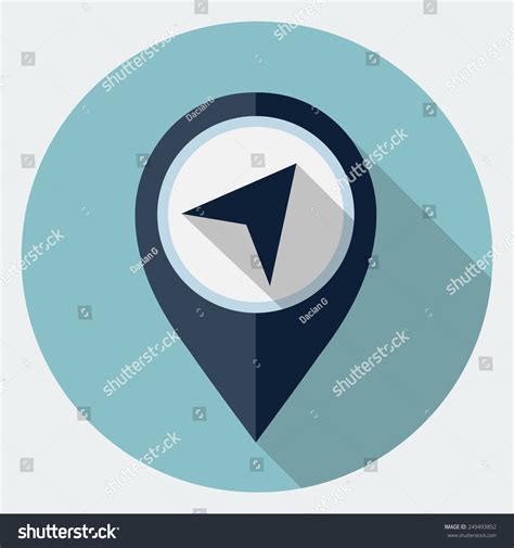 Vector Map Marker Icon Stock Vector Royalty Free 249493852 Shutterstock