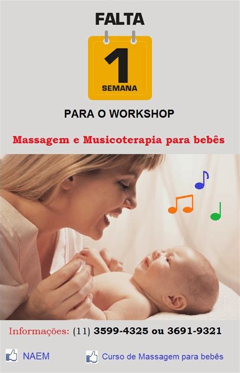 Massagem Para Bebês E Crianças Falta 1 Semana