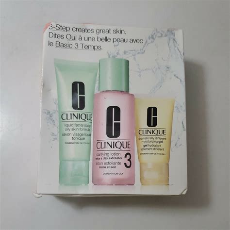 Clinique 3 Step Skin Care System Type 3 Combination Oily To Oily Skin