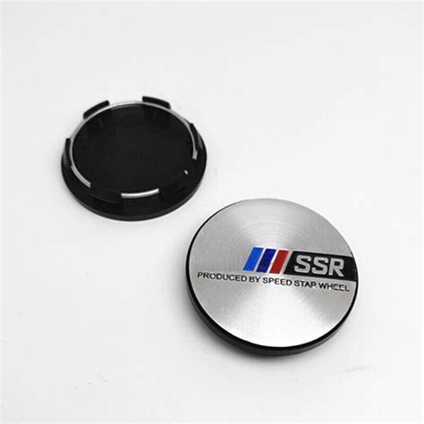 X Mm Mm Ssr Silver Wheel Center Cap Hubcaps Rim Caps Hub