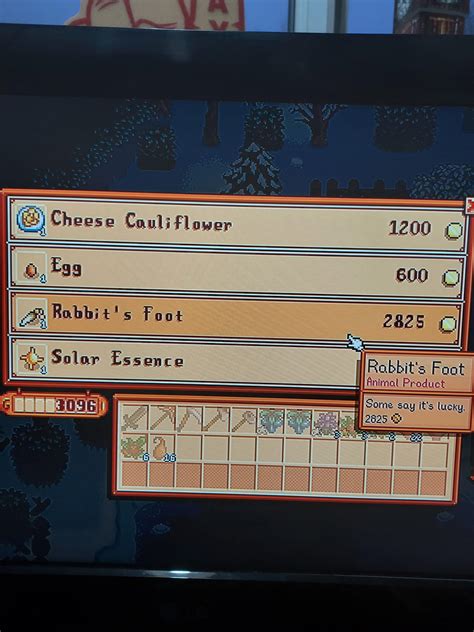 Is This Rabbits Foot Worth It R Stardewvalley