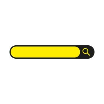 Search Bar Icon Flat Design Style Vector Illustration Isolated On ...