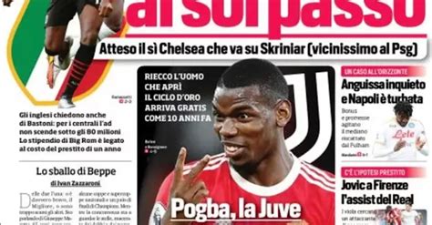 EDICOLA CDS Marotta Al Sorpasso LInter Accelera Con Lukaku Dybala