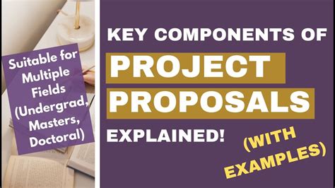 Project Proposal Writing Key Components Of A Project Proposal