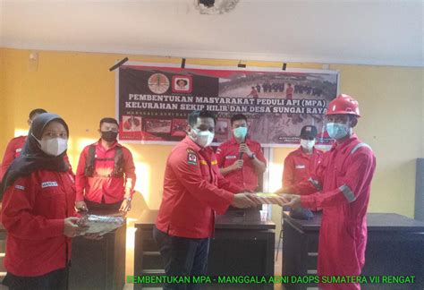 Manggala Agni Daops Vii Rengat Bentuk Mpa Di Lokasi Langganan Karhutla