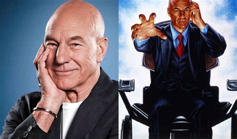 Patrick Stewart as Charles Xavier aka Professor X by dyemery on DeviantArt