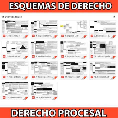 Esquemas De Derecho Procesal Ayudaderecho