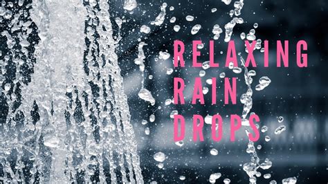 Relaxing Rain Drop Sounds Meditation And Deep Sleep Youtube