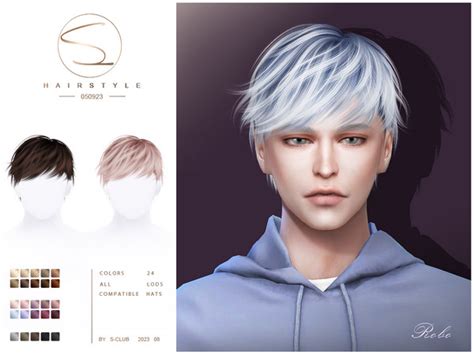 The Sims Resource - MALE SHORT HAIR (ROBO090923)