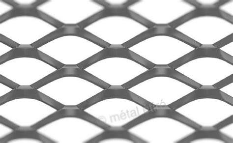 Métal Déployé Pm 45x18 Hex 1250mm X 2500mm En Acier Brut Metal Deploye