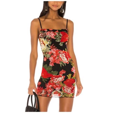 Superdown Dresses Superdown Marnie Mini Dress In Black Floral