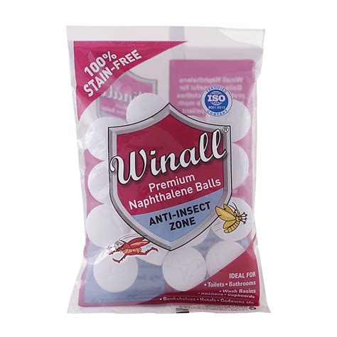 Round Winall Naphthalene Balls G For Cupboard Packet At