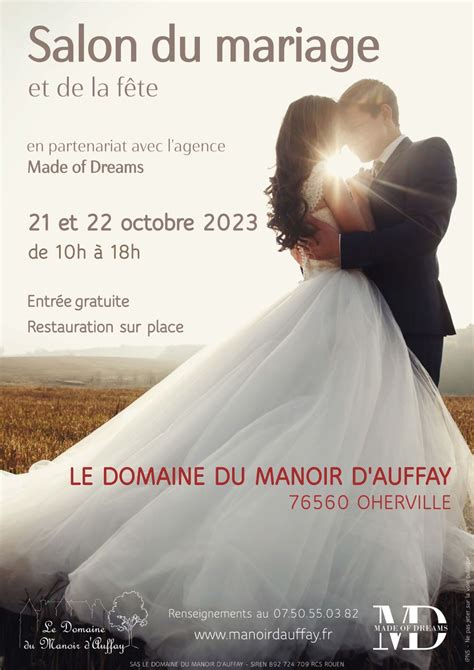 Actualités Manoir dAuffay Salon du mariage et de la fête à