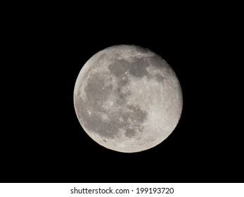 Full Moon Over Dark Black Sky Stock Photo Shutterstock