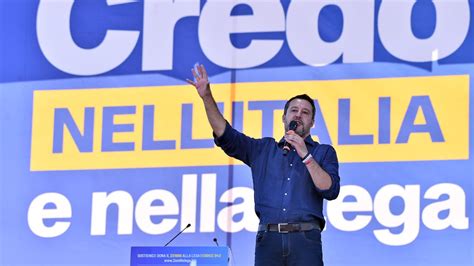 Pontida Le Promesse Di Salvini Punti Del Leader Della Lega