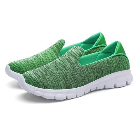 Womens Casual Shoes Flat Mesh Loafers Soft Breathable Sneakers